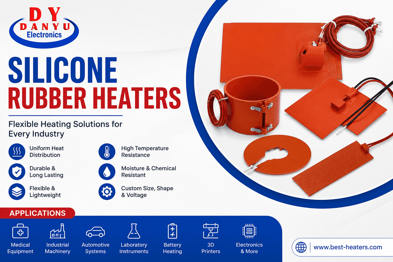 Silicone Rubber Heaters Flexible Industrial Heating Solutions