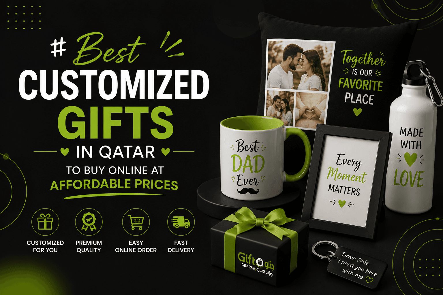Affordable personalized gifts available online in Qatar