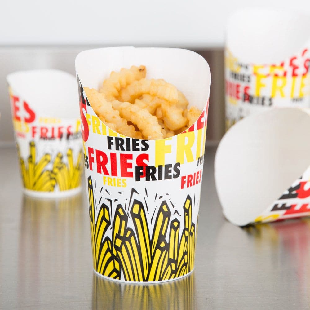 Custom fry scoop cup