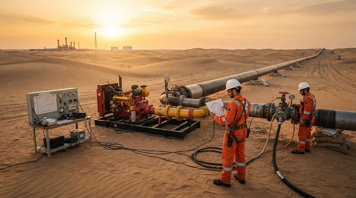 Pipeline hydrotesting and pressure testing