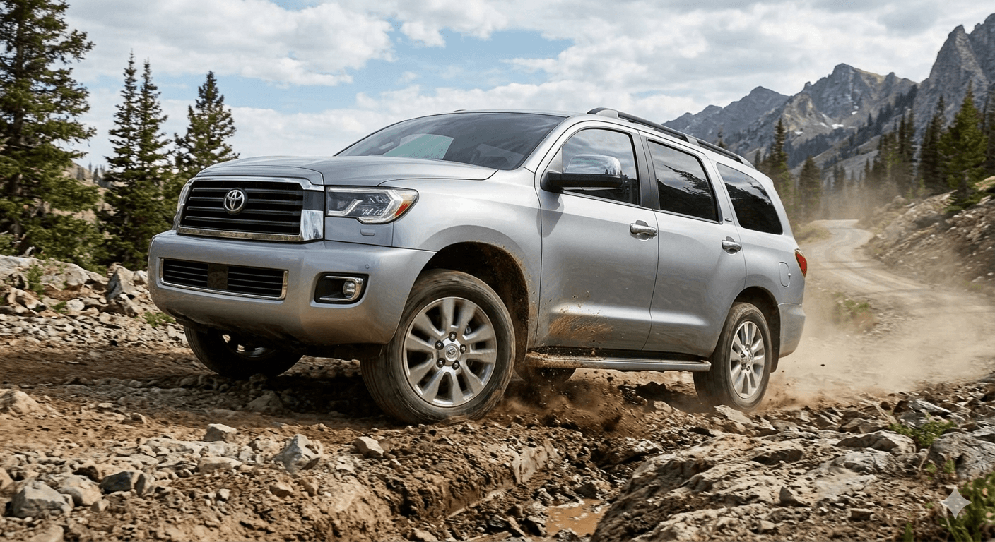 SUV on Tough Road